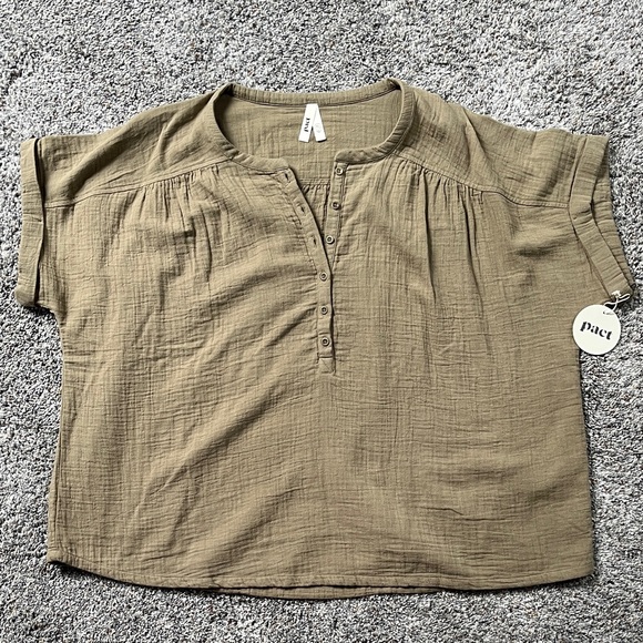 Pact Coastal Popover Shirt - Picture 1 of 7